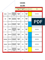 Sala - Barra: Plan de Higiene