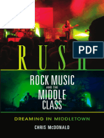 Rush Rock Music and The Middle Class Dreaming in Middletown