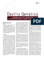 Daylily Genetics Part 4 Pod Pollen Parent Different Seedling Characteristics