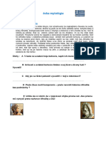 Grécke Báje - Tri Pracovné Listy, Ktoré Sú Zamerané Na Čítanie S Porozumením, Analýzu I Interpretáciu Textu