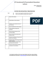 CVPE Affiliation FORM PDF