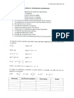 5 Repaso Expresiones Algebraicas 2ESO