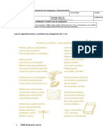 4º Prueba Lenguaje