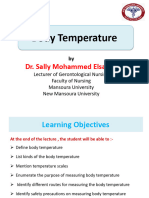 3-Body Temperature Procedure