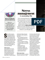 Stress Management in Everyday Life