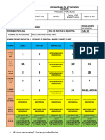 Cronograma de Actividades Psicologia Ii Semestre Año 2023 Colegio San Vicente Ferrer