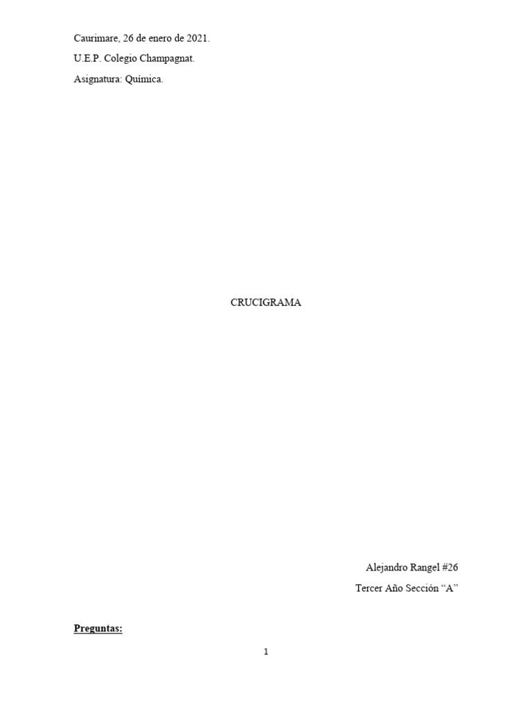 Crucigrama Alejandro Rangel 26 3A PDF