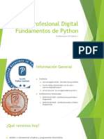 Profesional Digital - Fundamentos de Python 1 - Clase 01