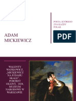 Adam Mickiewicz Mój