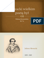 Juliusz Słowacki Prezentacja