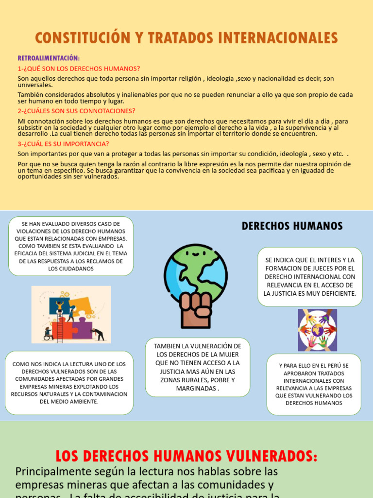 Constitucion y Tratados Internacionales | PDF | Derechos humanos | Derechos