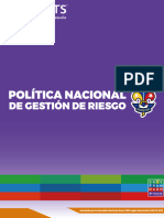 Politica Nacional Gestion de Riesgos - 2023
