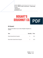 Bogarts Doughnut Co. Uptown Order Confirmation - Wednesday, June 10 2020, 753 PM