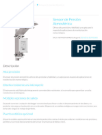 Sensor de Presión Atmosférica Darrera