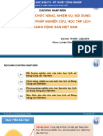 3. Tuần 1.1. Slide LSĐCSVN - Chương Nhập môn