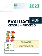 5to EVA PRIMARIA MATE 2023 Proceso