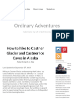 How To Hike To Castner Glacier and Castner Ice Caves in Alaska - Ordinary Adventures