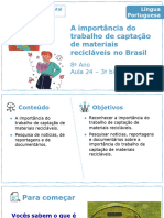 A Importância Do Trabalho de Captação de Materiais Recicláveis No Brasil