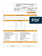 FT-SST-072 Formato Entrega EPP y Dotación Del Trabajo