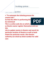 Movie Ticket Booking System