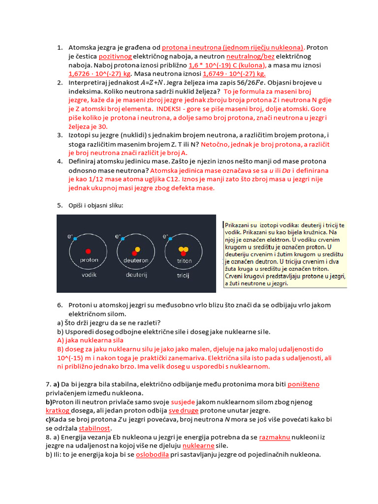 Nuklearna Fizika | PDF