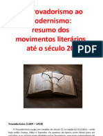 Linha Do Tempo Literatura