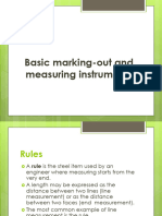 Basic Marking Out and Measuring Instruments
