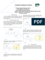 Práctica 2 Puente Rectificador 4 Diodos