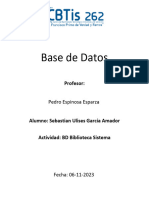 Base de Datos: Profesor