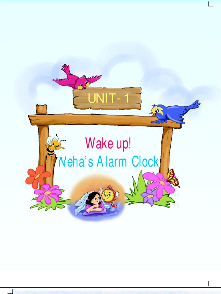 UNIT1 Neha's Alarm Clock PDF Poetry
