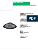 Led High Bay Ufo Pro Ip66 200W 5000K 120-270vac DLC Etl