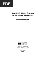 How HPUX Works Concepts For The System Administrator