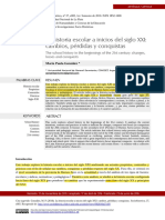 GONZALEZ PAULA 2016. La Historia Escolar a Inicios Del Siglo XXI...