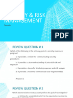 Security & Risk Management