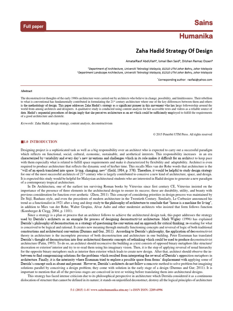 Zaha_Hadid_Strategy_Of_Design | PDF