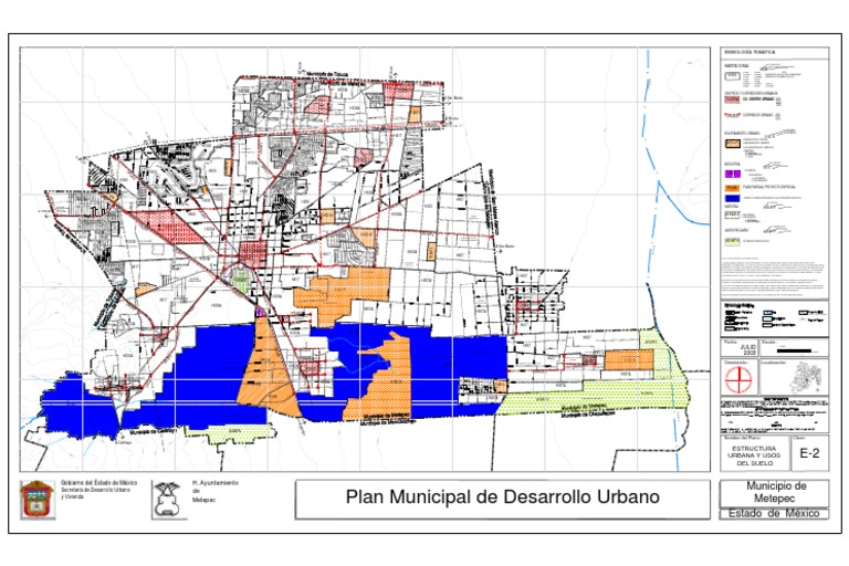 Plano Uso de Suelo Metepec
