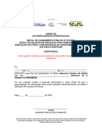 ANEXO VII Auto Declaração Étnico-Racial