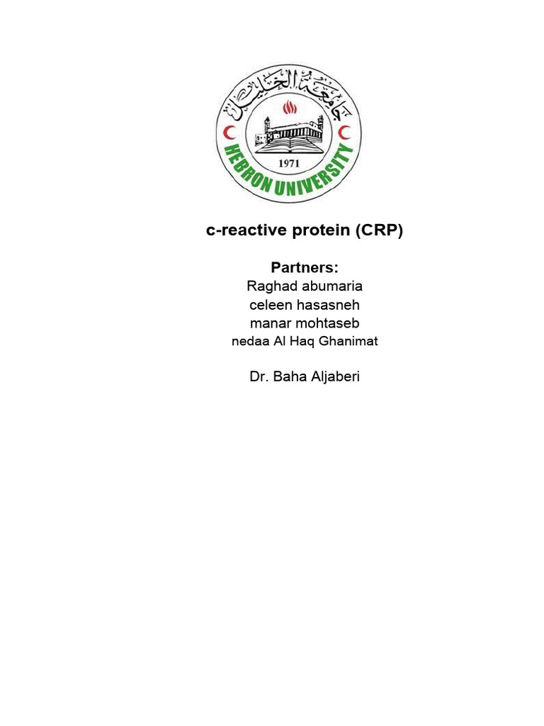 C-Reactive Protein (CRP) | PDF | C Reactive Protein | Inflammation