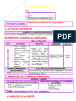 SESIÓN Resolvemos Problemas de Comparacion.