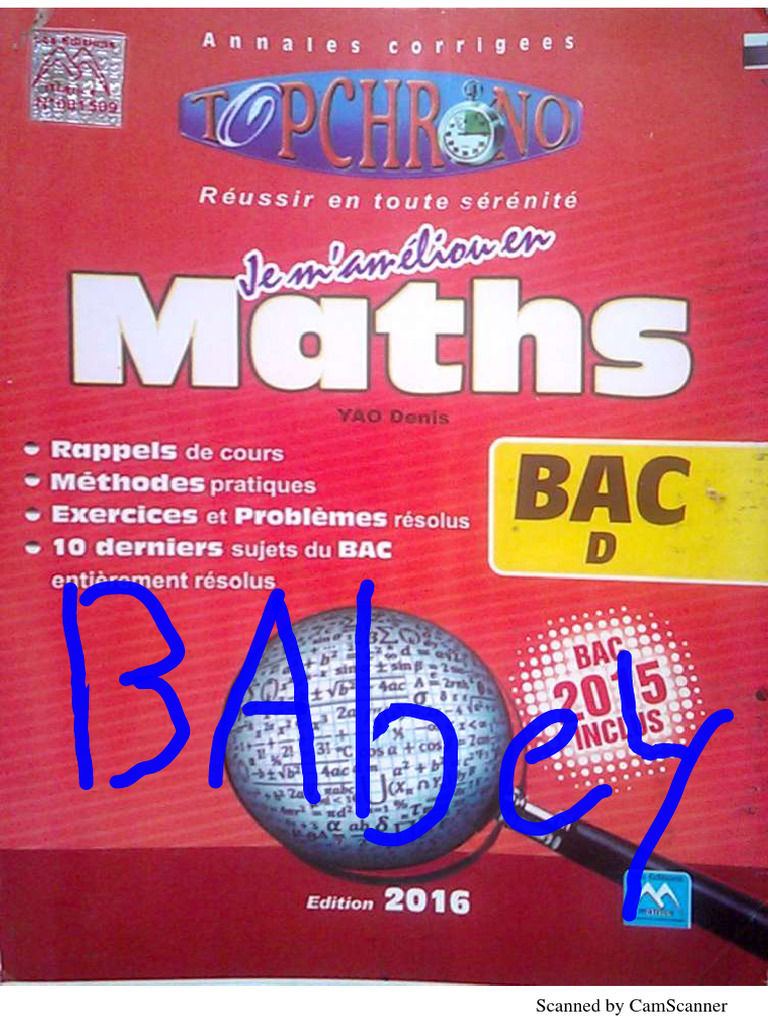 Topchrono maths pdf