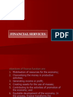 FINANCIAL SERVICES OBJECTIVES AND SCOPE