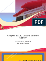 L.I.T.E. Chapter 5 I.T. Culture and The Society