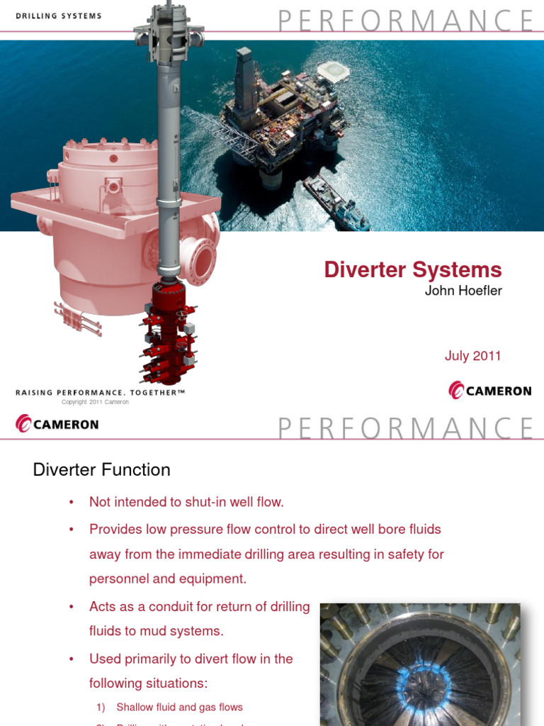 Cameron Diverter Systems PDF Valve Drilling