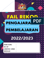 Kandungan Fail Rekod Mengajar 2022-2023-1