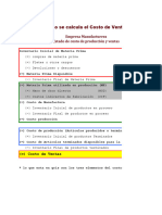 Semana 3 - Cálculo Costo de Ventas