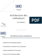 Architecture Des Ordinateurs