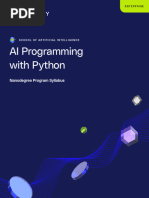 Udacity Enterprise Syllabus AI Programming With Python nd089