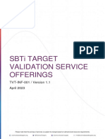SBTi Target Validation Service Offerings