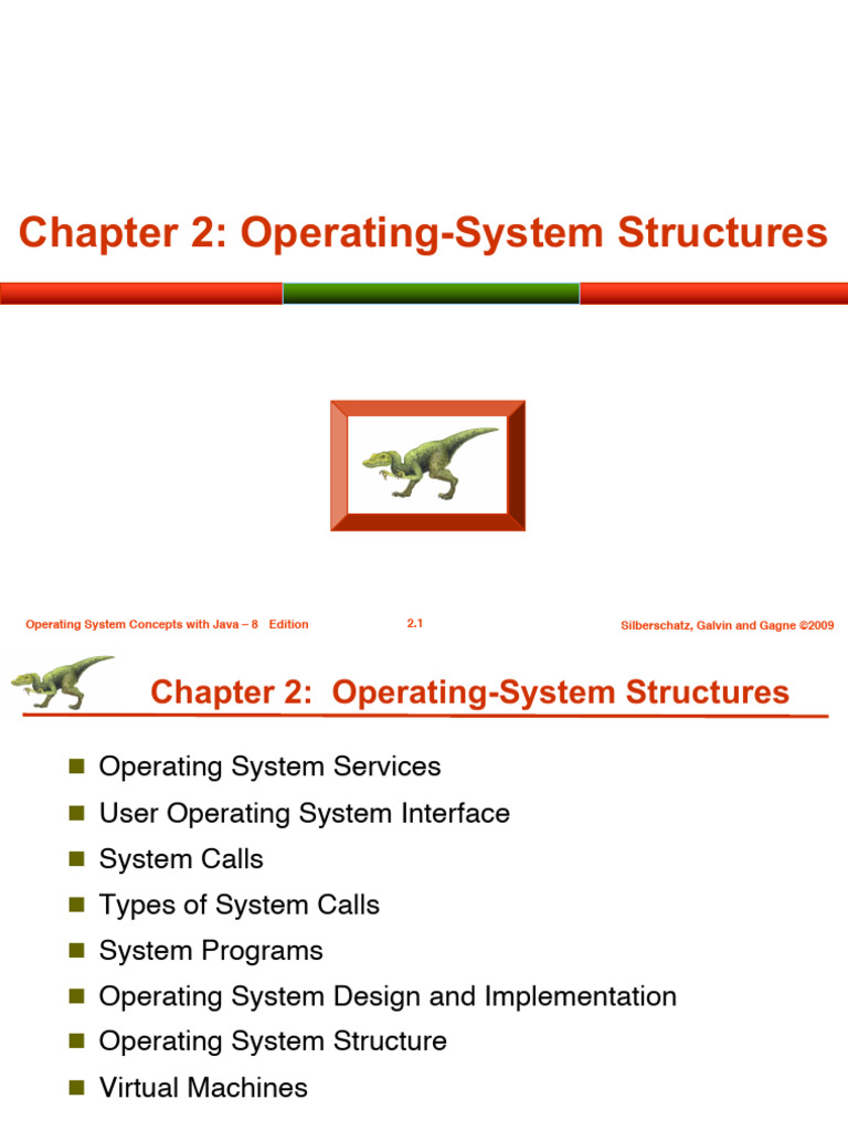 2800-lecture2-os-structure | PDF | Operating System | Kernel (Operating ...