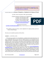 Ley Del Bono de Navidad para Trabajadores y Empleados de La Empresa Privada